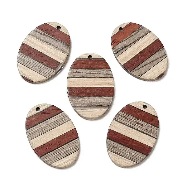 Wenge Wood & Sandalwood & White Ash Pendants