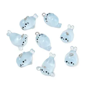 Transparent Resin Pendants