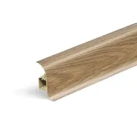 Lišta soklová Naturel dub antika , PVC dĺžka 250 cm, výška hrany 56 mm, NATNGF0D3