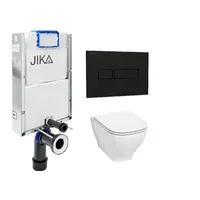Závesný WC set do ľahkých stien / predstenová Jika Deep KMPLWC