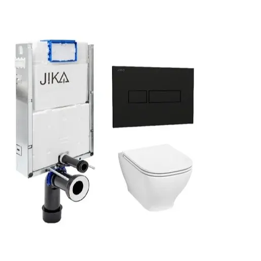 Závesný WC set do ľahkých stien / predstenová Jika Deep KMPLWC