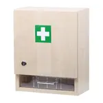 ŠTĚPAŘ Nástěnná lékárnička dřevěná pro 20 osob