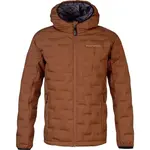 Hannah ZAZU Pánská zimní péřová bunda, hnědá, velikost
