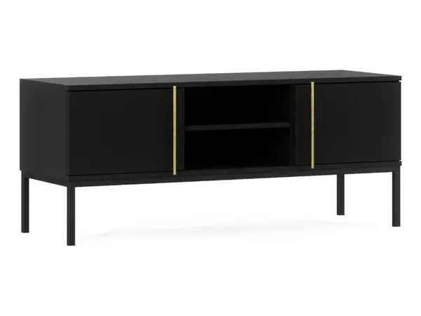 TV stolík LANZZI 120x40 cm, čierny