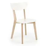 Stolička Buggi drevo/MDF biela 45x50x81