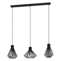 Závesné osvetlenie Eglo BASIDANO čierna 390125