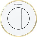 Geberit typ 10 ovládacie tlačidlo plast biele 116.056.KK.1