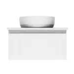 Kúpeľňová skrinka pod umývadlo SAT Evolution 58x30x44,8 cm biela matná SATEVO60WMD