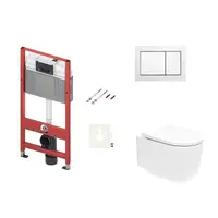 Závesný wc set do ľahkých stien / predstenová SAT SIKOTSREX72400