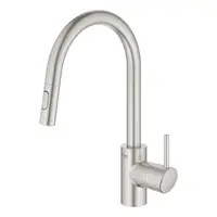 Grohe Concetto New drezová batéria s vyťahovacou sprškou supersteel 31483dc2 G31483DC2