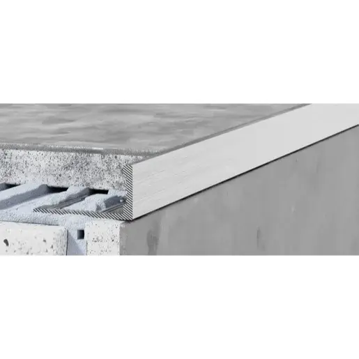 Lišta ukončovací "L" Havos, hliník, dĺžka 300 cm, výška hrany 8 mm, AL8300