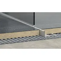 Lišta pravá Havos kartáčovaný, nerez, dĺžka 120 cm, výška hrany 12 mm, SPNRZK12120P