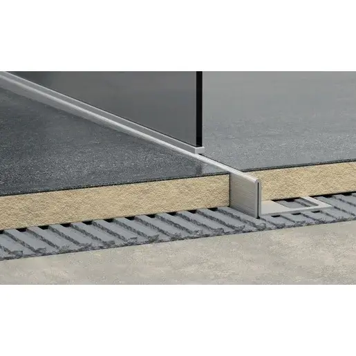 Lišta pravá Havos kartáčovaný, nerez, dĺžka 120 cm, výška hrany 12 mm, SPNRZK12120P