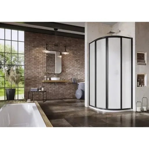 Ravak Supernova sprchový kút štvrťkruh 80x80 cm 3114O30211