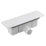 Polysan Kazuko kúpeľňový sifón, dn 40, uzáver biely 26327