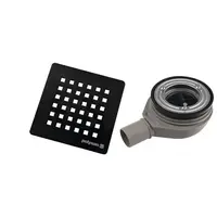 Polysan Flexia vaničkový sifón 90 mm krytka čierna 17751