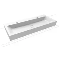 Kaldewei Cono umývadlo 3091 120x50 cm alpská biela s dvoma otvormi pre batériu 902706043001