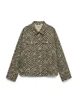 VERO MODA Prechodná bunda 'VMTESSA'  svetlohnedá / čierna
