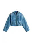 Tommy Jeans Prechodná bunda 'Harrington'  modrá denim