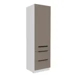 Vysoká potravinová skříňka Aria 60 DKS-210 3S 1F - Premium Box Barva korpusu: Bílá, Barva dvířek: TA - Sandgrau AFM