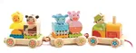 Drevený farmársky vláčik