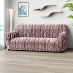 Bielastické potahy OCEANO NOVÉ hnědo-vínové