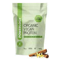 POWERLOGY Organic Vegan Protein Cinnamon and Vanilla 500 g