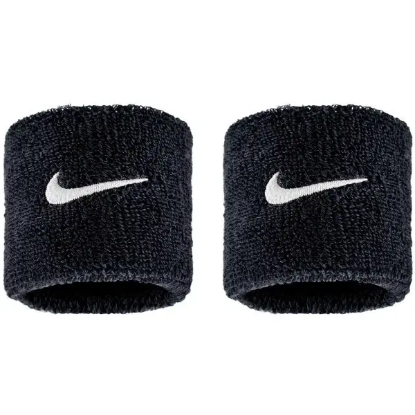 Nike SWOOSH CLASSIC WRISTBANDS Potítka, čierna, veľkosť