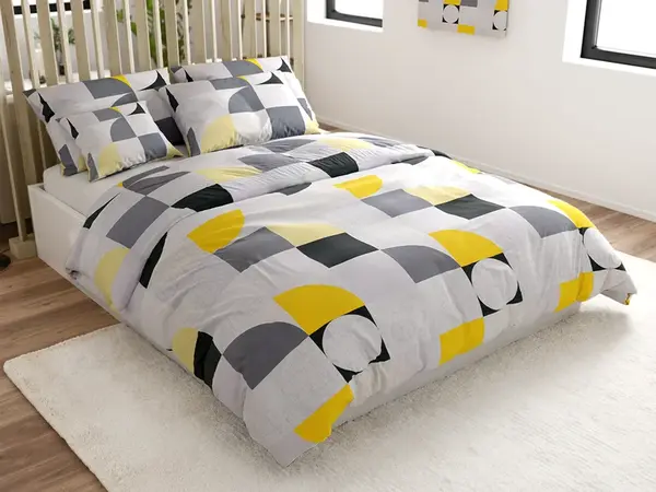 Povlečení z Renforcé bavlny GEOMETRIES barevné Rozměr povlečení: 70 x 90 cm | 140 x 200 cm