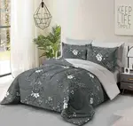 Bavlněné povlečení SILVELLE šedé Rozměr povlečení: 70 x 90 cm | 140 x 200 cm