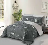 Bavlněné povlečení SILVELLE šedé Rozměr povlečení: 70 x 90 cm | 140 x 200 cm