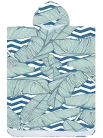 Plážové pončo NAVARI modré 80x145 cm