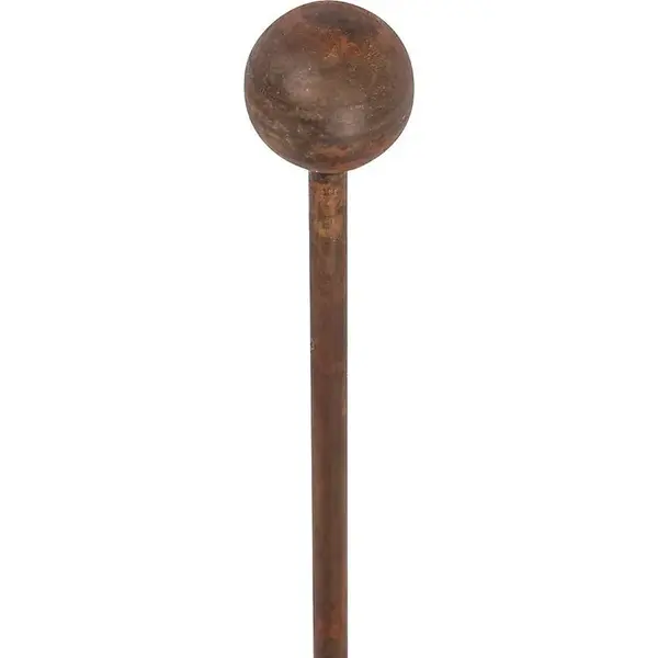 Tyč k rostlinám s koulí patina 25 mm, 120 cm, 07330