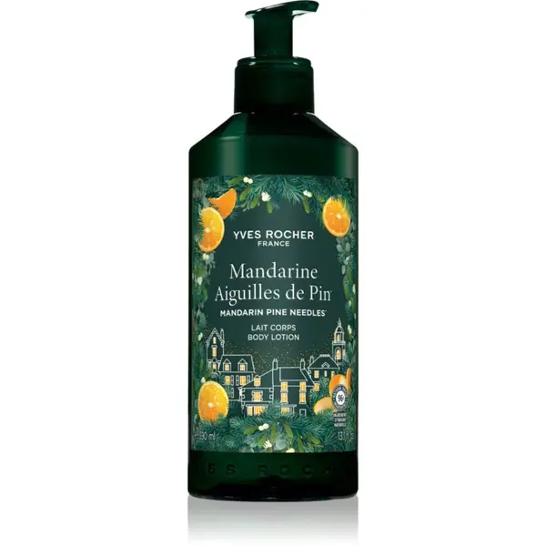 Yves Rocher Mandarin Pine Needles hydratační tělové mléko se zvláčňujícím účinkem 390 ml