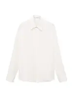 MANGO Blúzka 'LIMA'  šedobiela