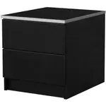 Noční Stolek Vista 40 cm Černá