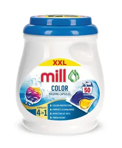 Mill kapsle na praní color 50ks
