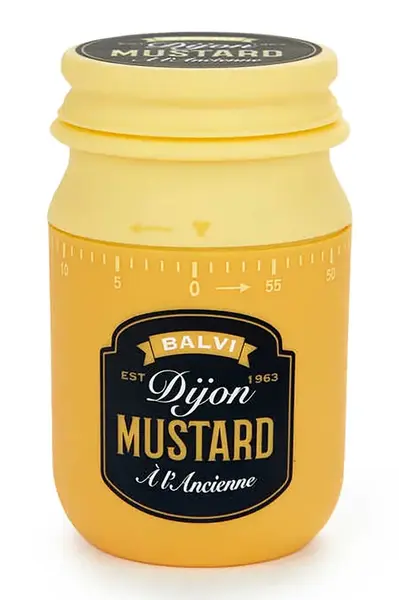 Kuchyňská minutka Balvi Mustard 10 x 5,5 x 5,5 cm