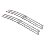 Nájezdová rampa skládací hliníková široká Q-TECH 222x28 cm 1 pár