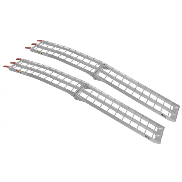 Nájezdová rampa skládací hliníková široká Q-TECH 222x28 cm 1 pár