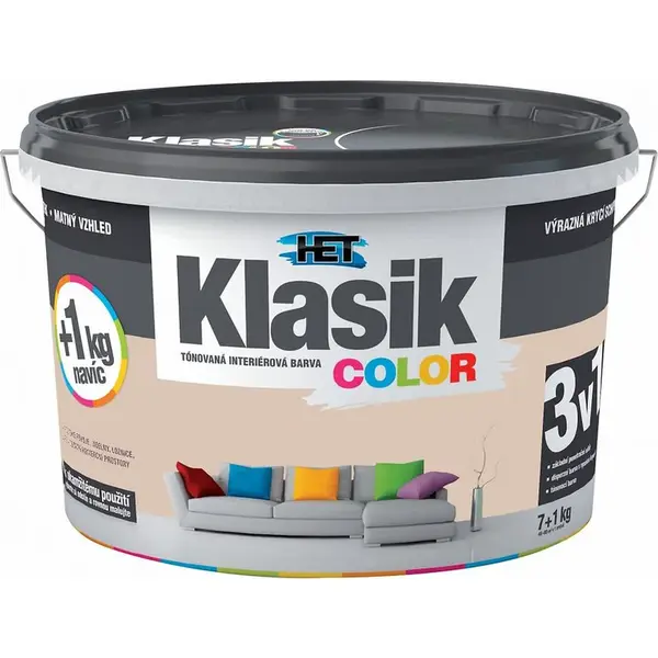 Het Klasik Color Béžový Muškátový 7+1kg