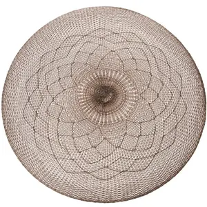 Plastové prostírání 38x0.3x38 cm hnědá