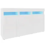 Komoda Izumi 140 WH bílá mat/lesk