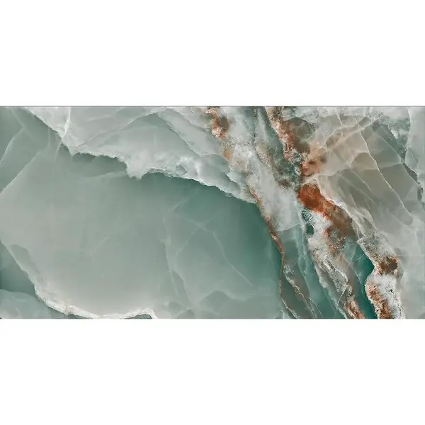 Gresová dlažba Onyx Turquoise Pulido/Leštený 60/120 Rect.