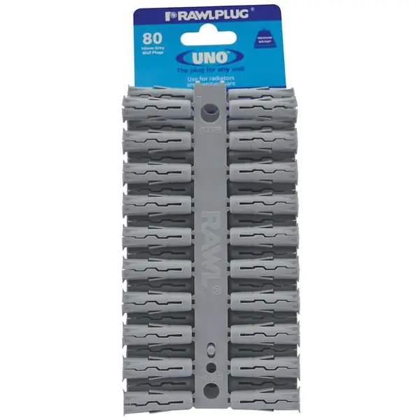 Hmoždinka univerzální Uno šedá 10x36 mm (80ks)