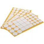 Súprava bielych plstených podložiek 105 ks