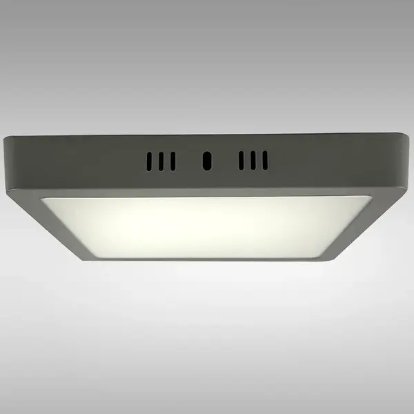 LED panelový blok 24W 4200K štvorcová svetlo šedá