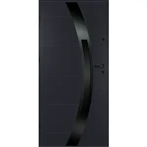 Dvere vchodové Selene 90L antracit