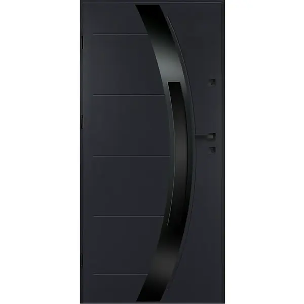 Dvere vchodové Selene 90L antracit