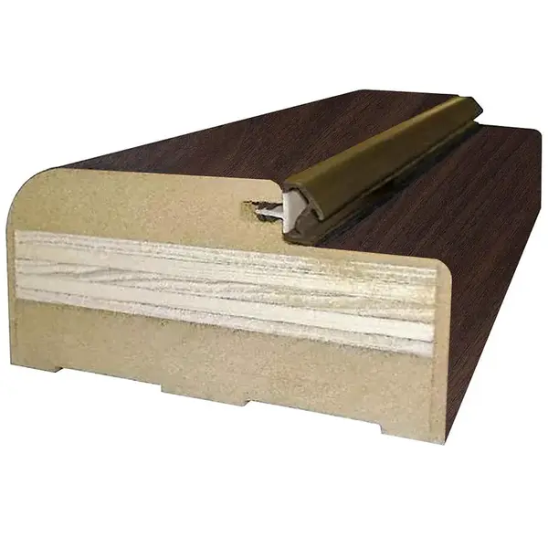 Pevná zárubňa pre interiérové vchodové  dvere 80Ľ tmavý colum 363